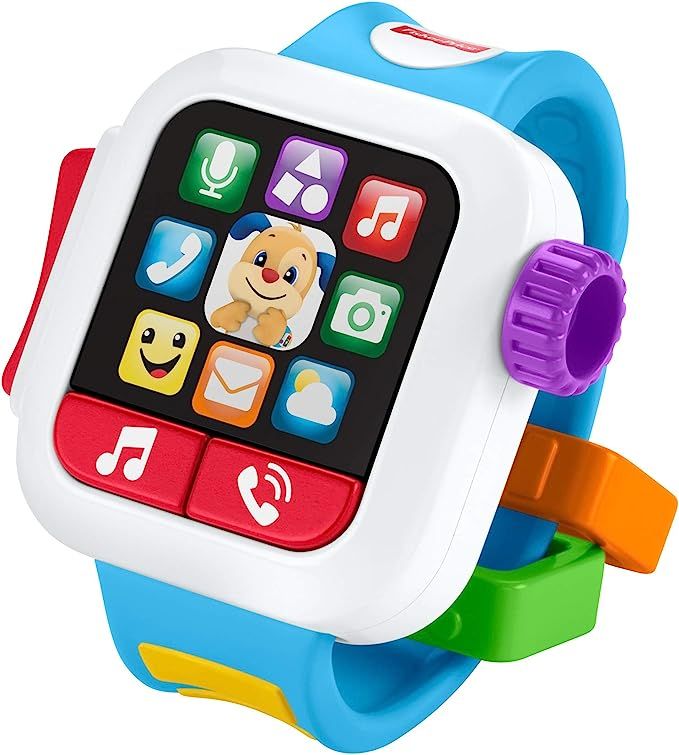 Fisher-Price Laugh & Learn Time to Learn Smartwatch, early role-play toy with music and lights fo... | Amazon (US)