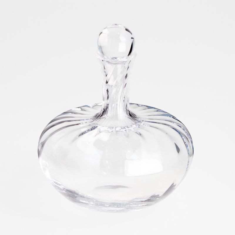 Lucia Swirled Glass Decanter + Reviews | Crate & Barrel | Crate & Barrel