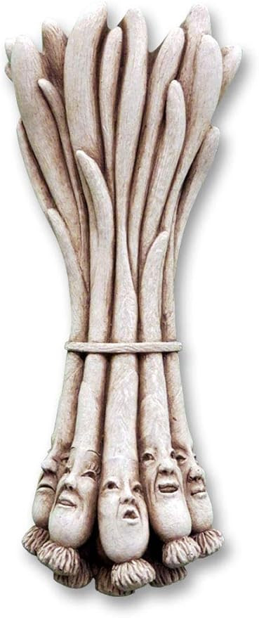 Carruth Studio, Italian Scallions Figurine, Original Sculpture Handcrafted in Stone, Artisan Made | Amazon (US)