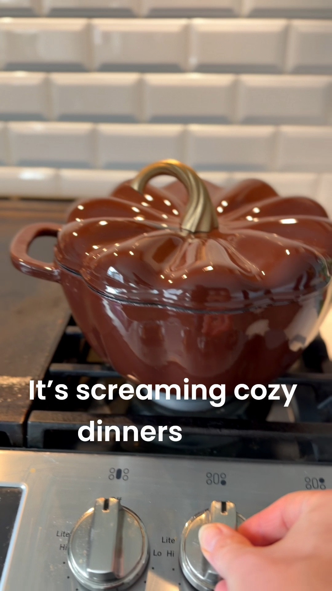First cast iron Dutch oven had to come home with me to serve all of our cozy soup dinners this fall season! 
It’s under $35!! 
￼

#LTKSeasonal #LTKHome #LTKdayinmylife
