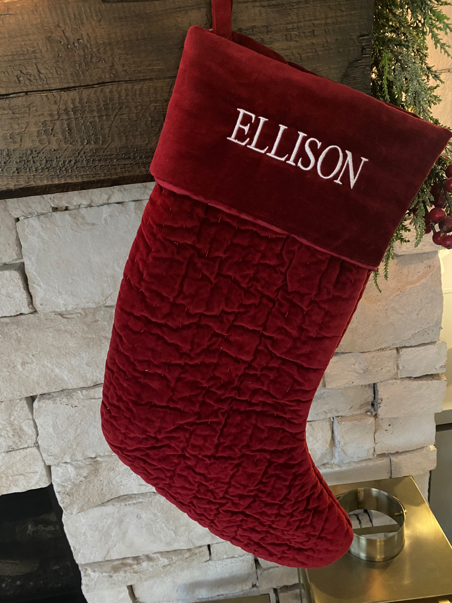 Pottery Barn personalized stocking ♥️ 25% off and free shipping 

#LTKsalealert #LTKSeasonal #LTKHoliday