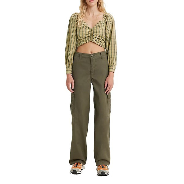 Women's Levi's 94 Baggy Cargo Pants 31 Army Green | Scheels