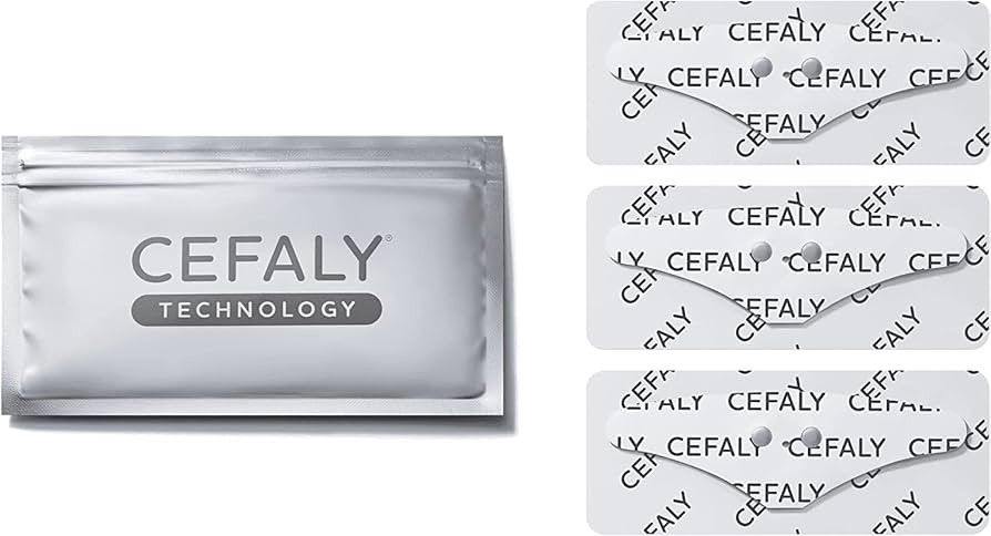 Cefaly Electrodes 3-Pack of Standard Reusable Electrodes for Use Dual Drug-Free Migraine Treatmen... | Amazon (US)