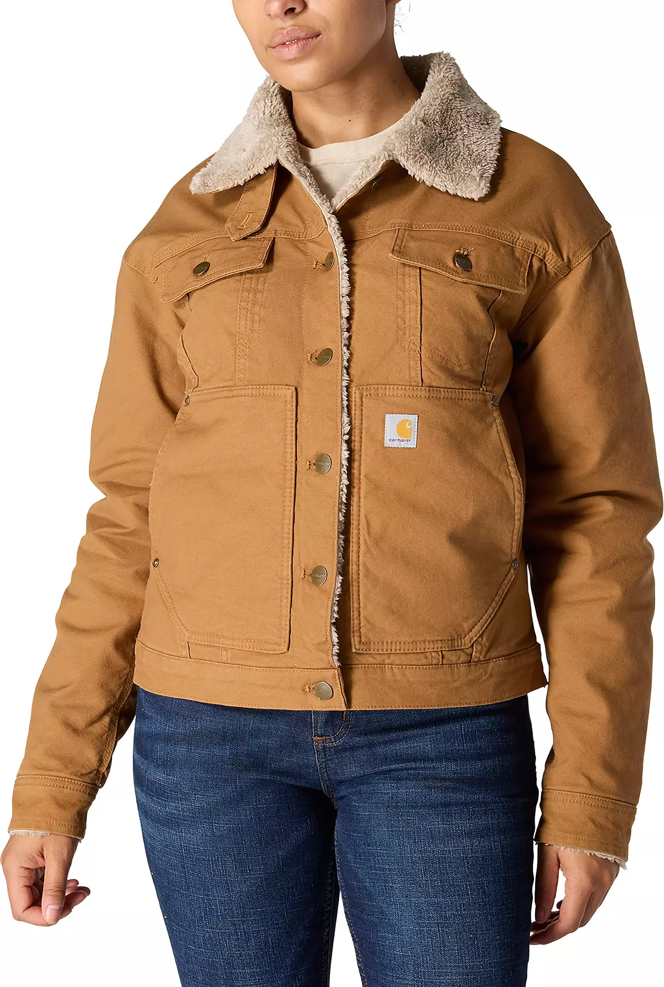 Carhartt Women's Canvas Sherpa Jacket | DICK'S Sporting Goods