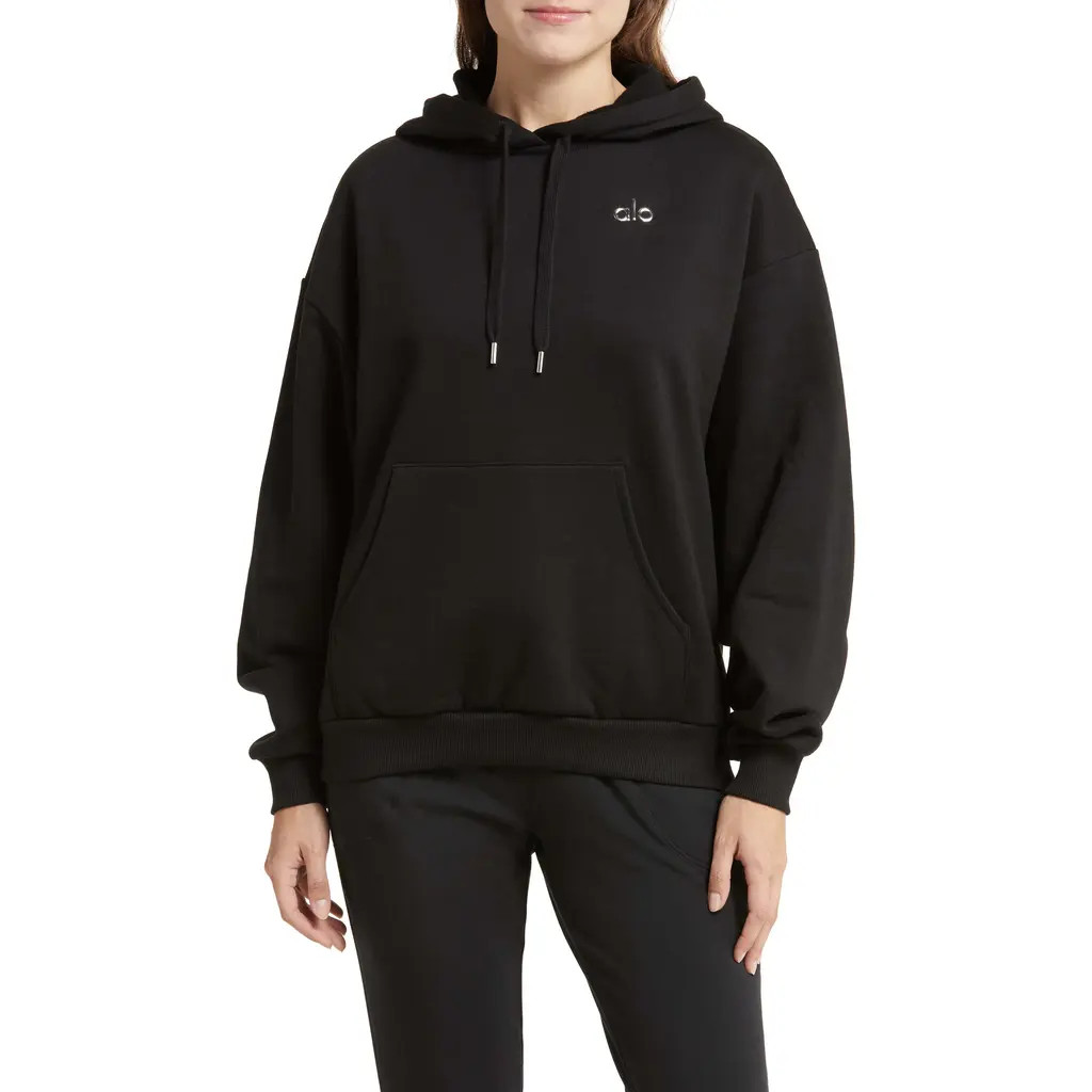 Alo Accolade Hoodie in Black at Nordstrom, Size Small | Nordstrom