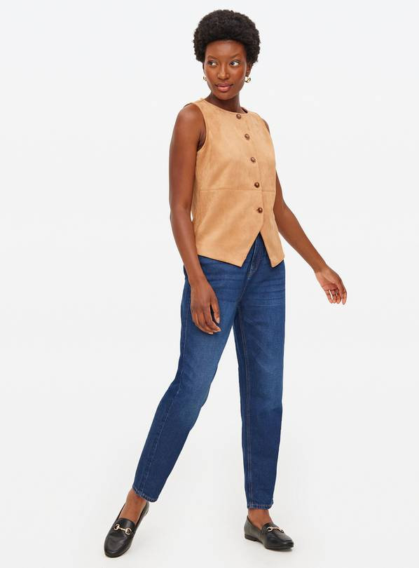 Dark Rinse Denim Mom Jeans 18S | Tu Clothing