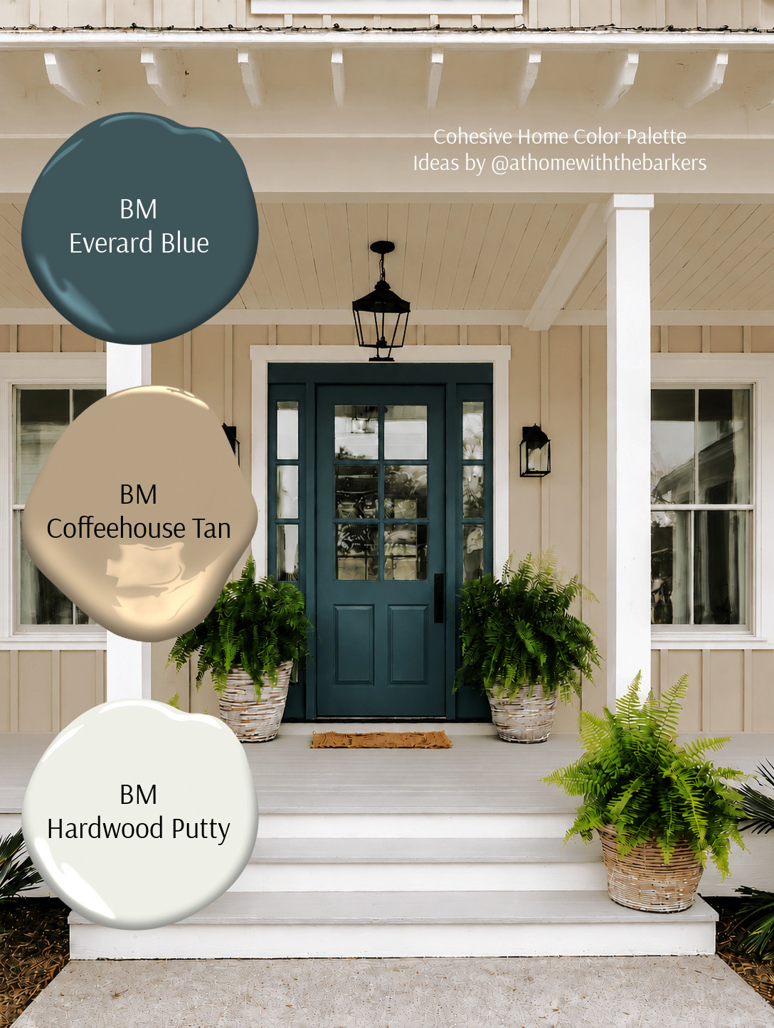 Exterior home paint color palette  

 #LTKHome #LTKSaleAlert