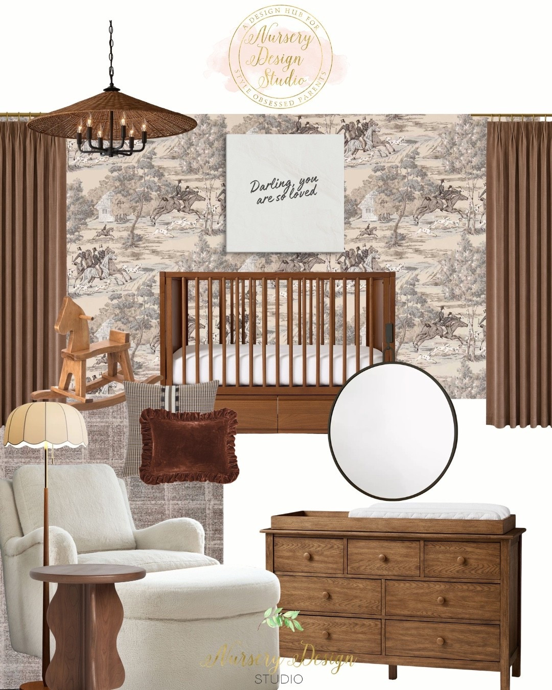 Warm walnut woods, cozy plaid layers, heirloom-inspired details, and the sweetest little rocking horse.

#LTKmomlife #LTKSaleAlert #LTKBump