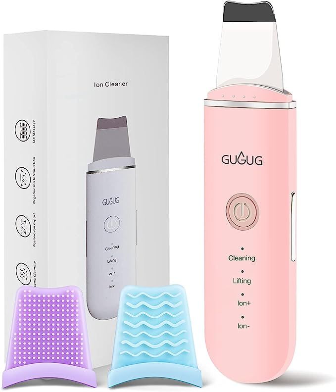GUGUG Skin Scrubber - Skin Spatula, Blackhead Remover Pore Cleaner with 4 Modes,Skin Care Tools, ... | Amazon (US)