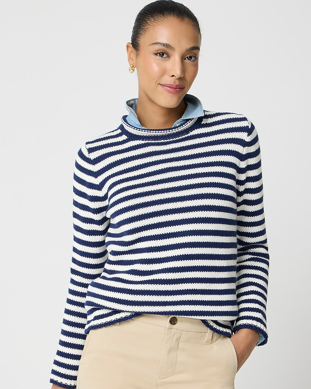 Classic mockneck sweater | J.Crew Factory