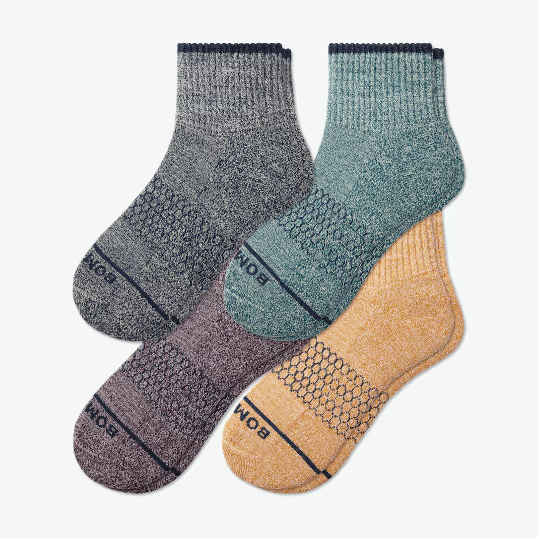 Women's Merino Wool Blend Quarter Sock 4-Pack | Bombas