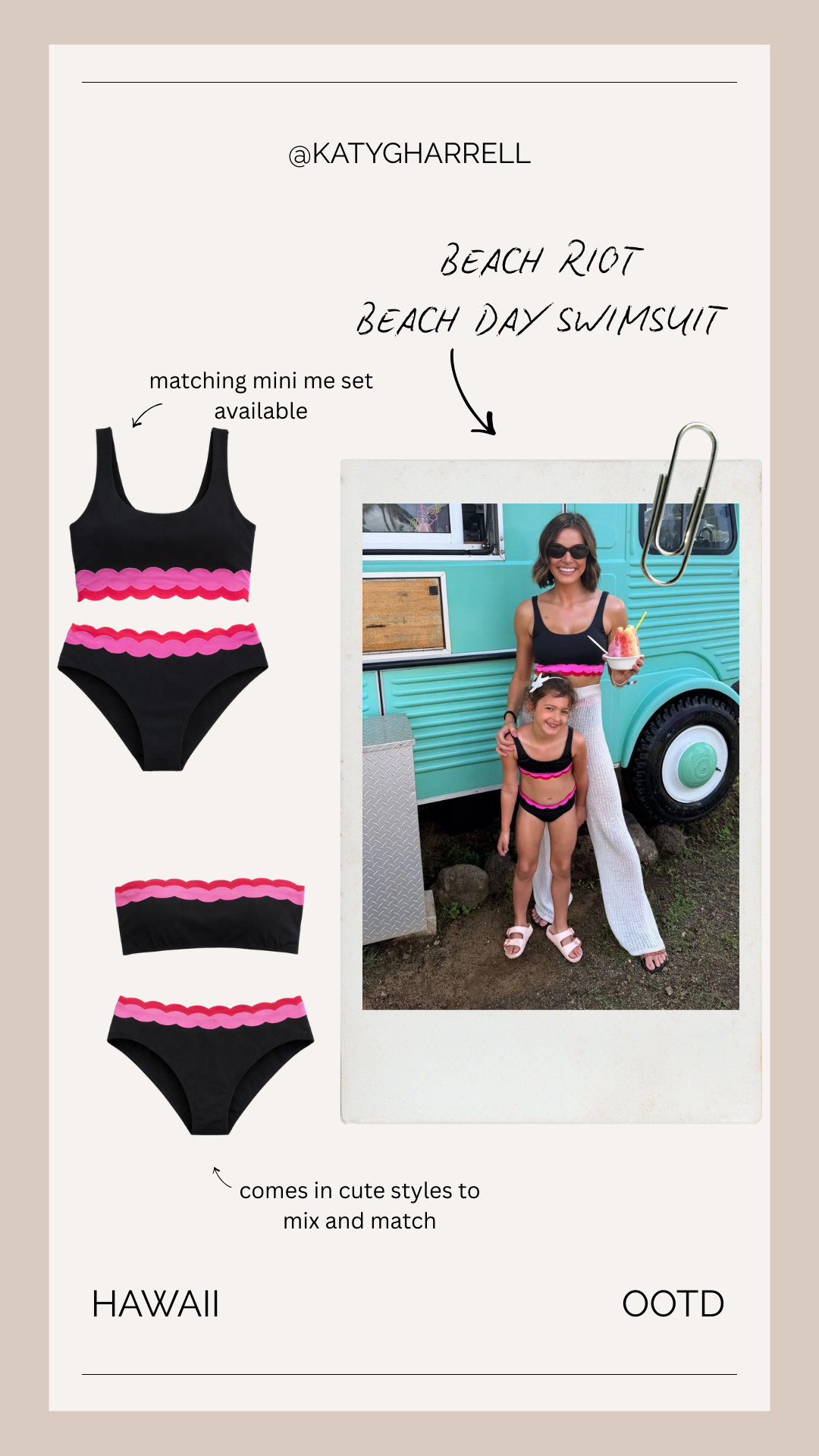 Mommy & me matching swimsuits from our beach riot trip. So cute!  

 #LTKmomlife #LTKSeasonal #LTKTravel