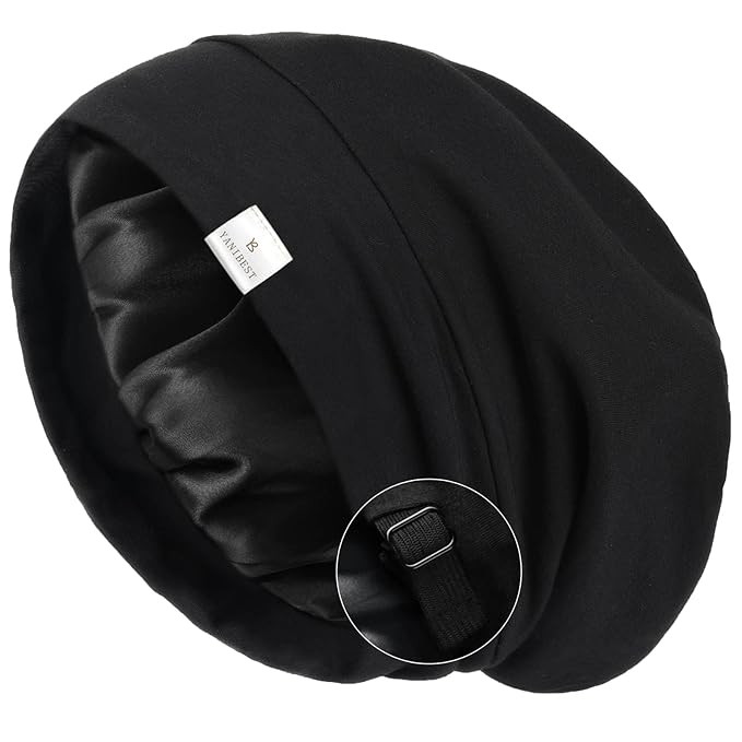 YANIBEST Slouchy Beanie Hat Satin Lined Sleep Cap Satin Bonnet Chemo Headwear Caps for Women and ... | Amazon (US)