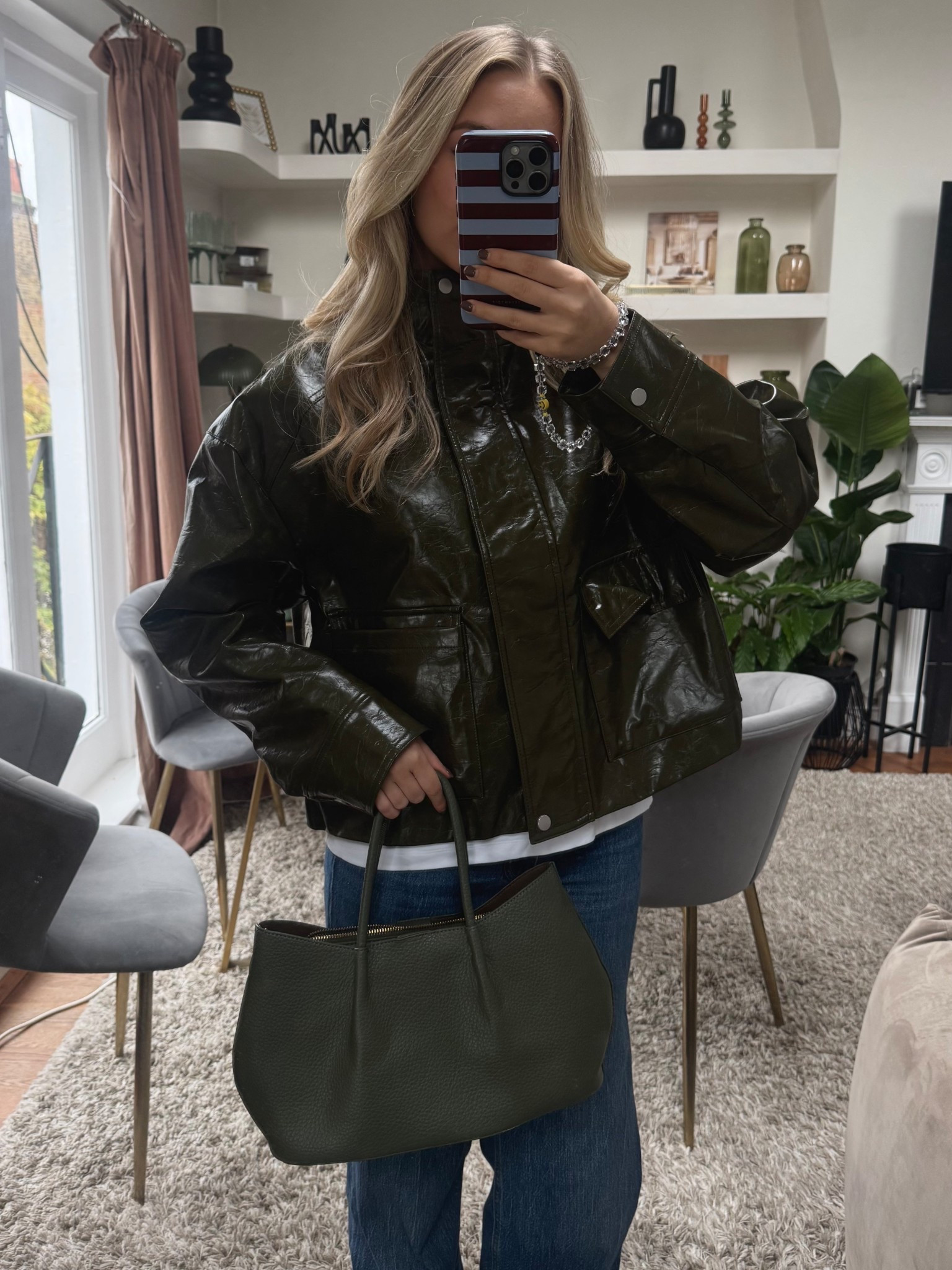 AW25 outfit / funnel neck bomber 

#LTKautumn #LTKwinter #LTKuk