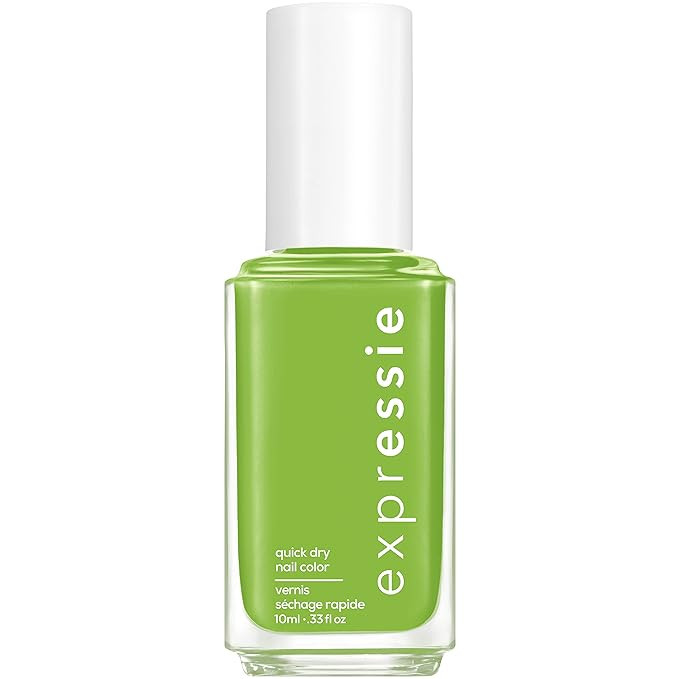 essie expressie Quick Dry Vegan Nail Polish, Electric Coral-Red with Pink Undertones, Ahead of th... | Amazon (US)