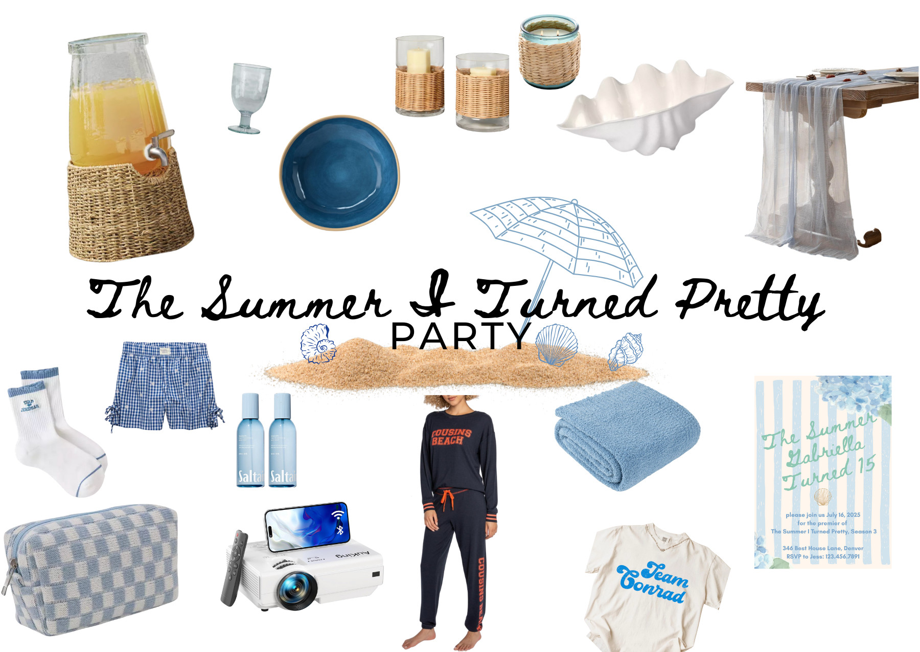Team Jeremiah or Team Conrad? We have our favorite, and we will be watching on July 16 for the Season 3 premier. Shop these coastal finds, call your girlfriends and consider it a Cousins Beach night in.  

 #LTKSeasonal #LTKHome #LTKParties