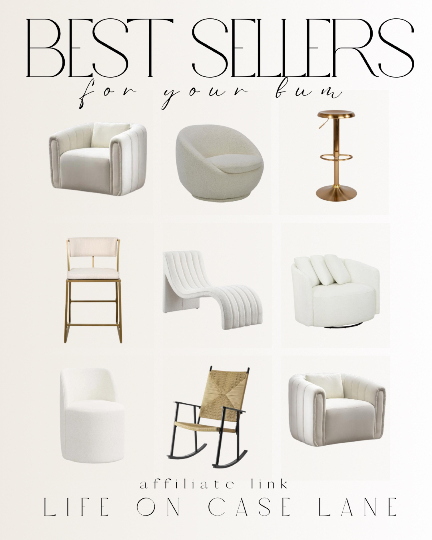 Best sellers - swivel chair, bar stool, counter stool, chaise lounge chair, rocking chair, dining chair, accent chair 

#LTKhome