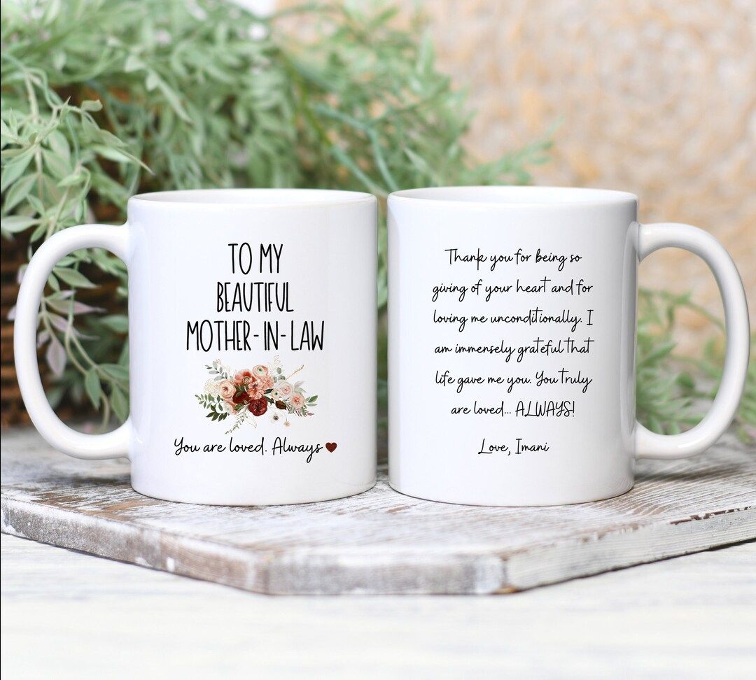 Mother In Law Mug, Mother-In-Law Gift, MIL Gift, For My Mother In Law, Future Mother In Law, Sent... | Etsy (US)