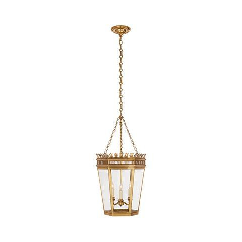 Warwick Medium Lantern in Antique Burnished Brass | Caitlin Wilson Design
