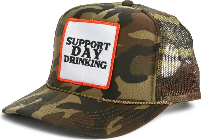 Friday Feelin’ Support Day Drinking Patch Trucker Hat | Nordstrom | Nordstrom