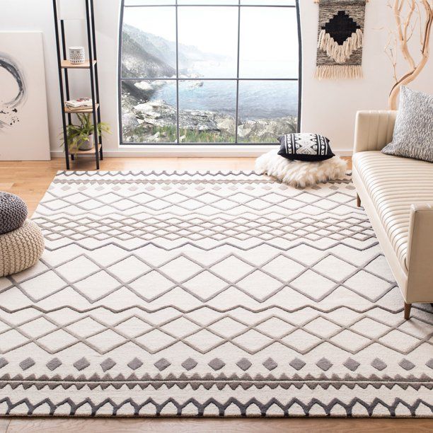 Safavieh Glamour Drew Geometric Chevron Area Rug or Runner | Walmart (US)