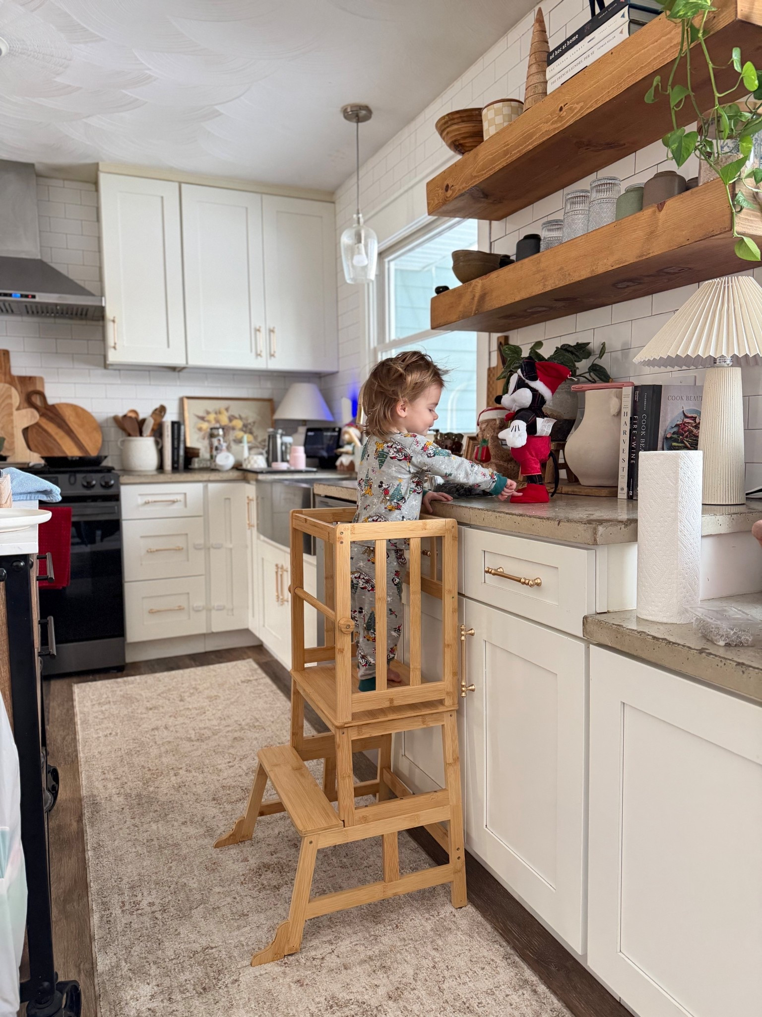New toddler tower for Evelyn! Ours was on its last leg and this one’s on sale for $39.99 so we grabbed!! Love the extra support so it doesn’t tip🙌🏼 

Bamboo wood, toddler tower, kitchen finds, wood stool 

#LTKKids #LTKGiftGuide #LTKFindsUnder50
