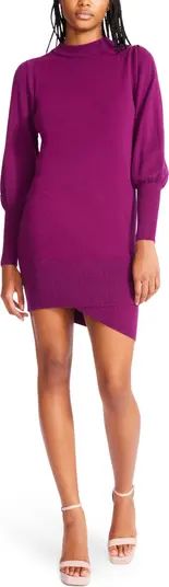Betsey Johnson Mock Neck Wrap Front Sweater Dress | Nordstromrack | Nordstrom Rack