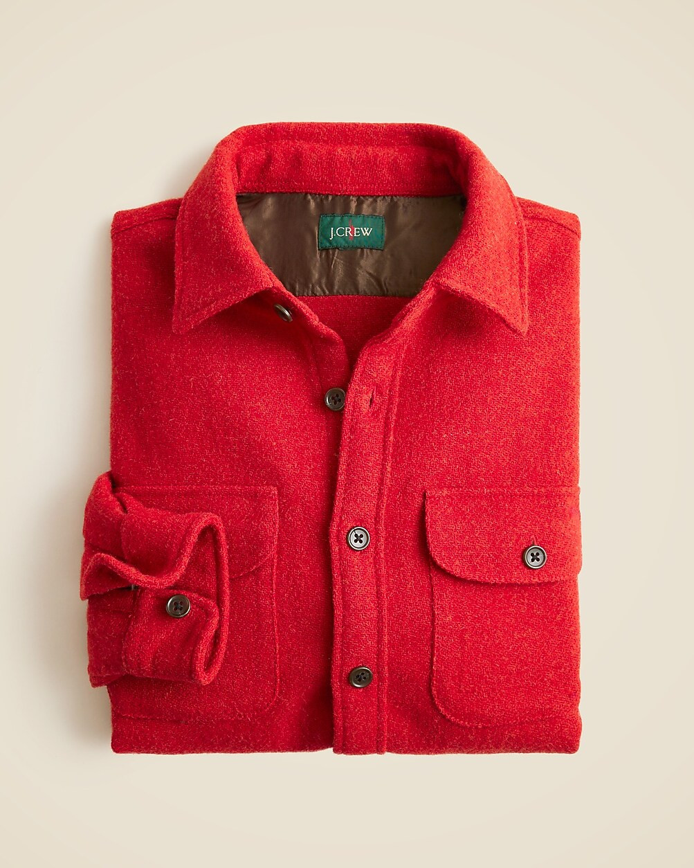 Brushed wool overshirt | J. Crew US