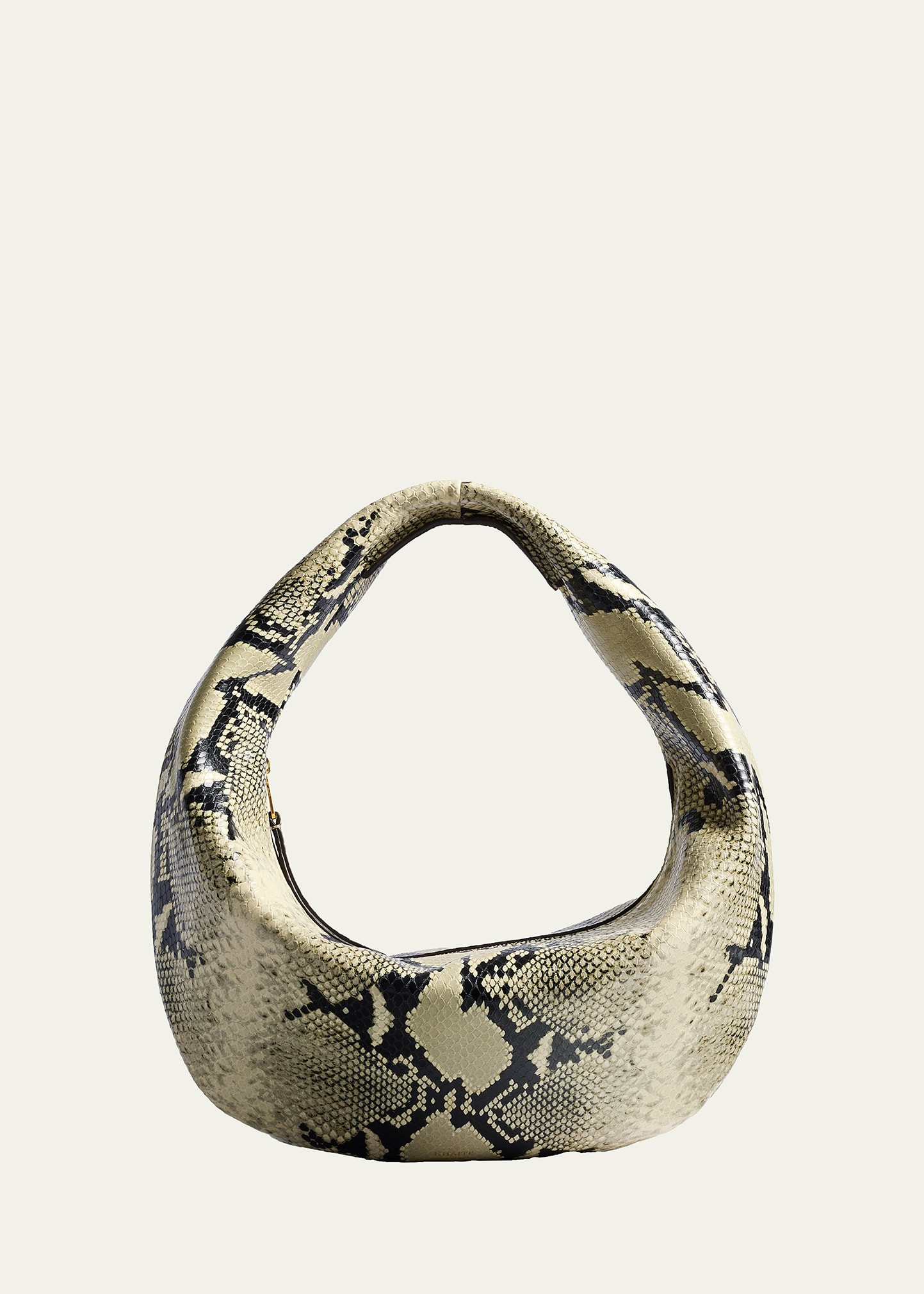 Khaite Olivia Medium Python-Embossed Leather Hobo Bag | Bergdorf Goodman