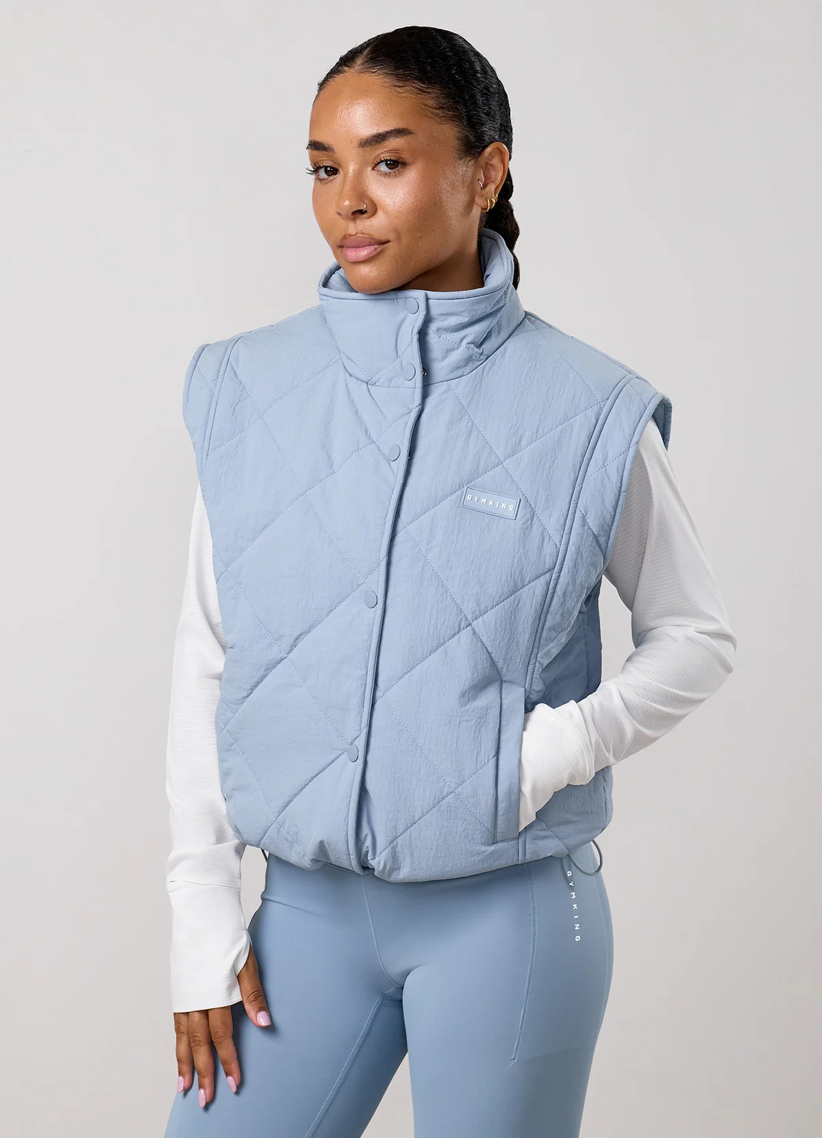 Gym King Precision Gilet - Chalk Blue | The Gym King (UK)