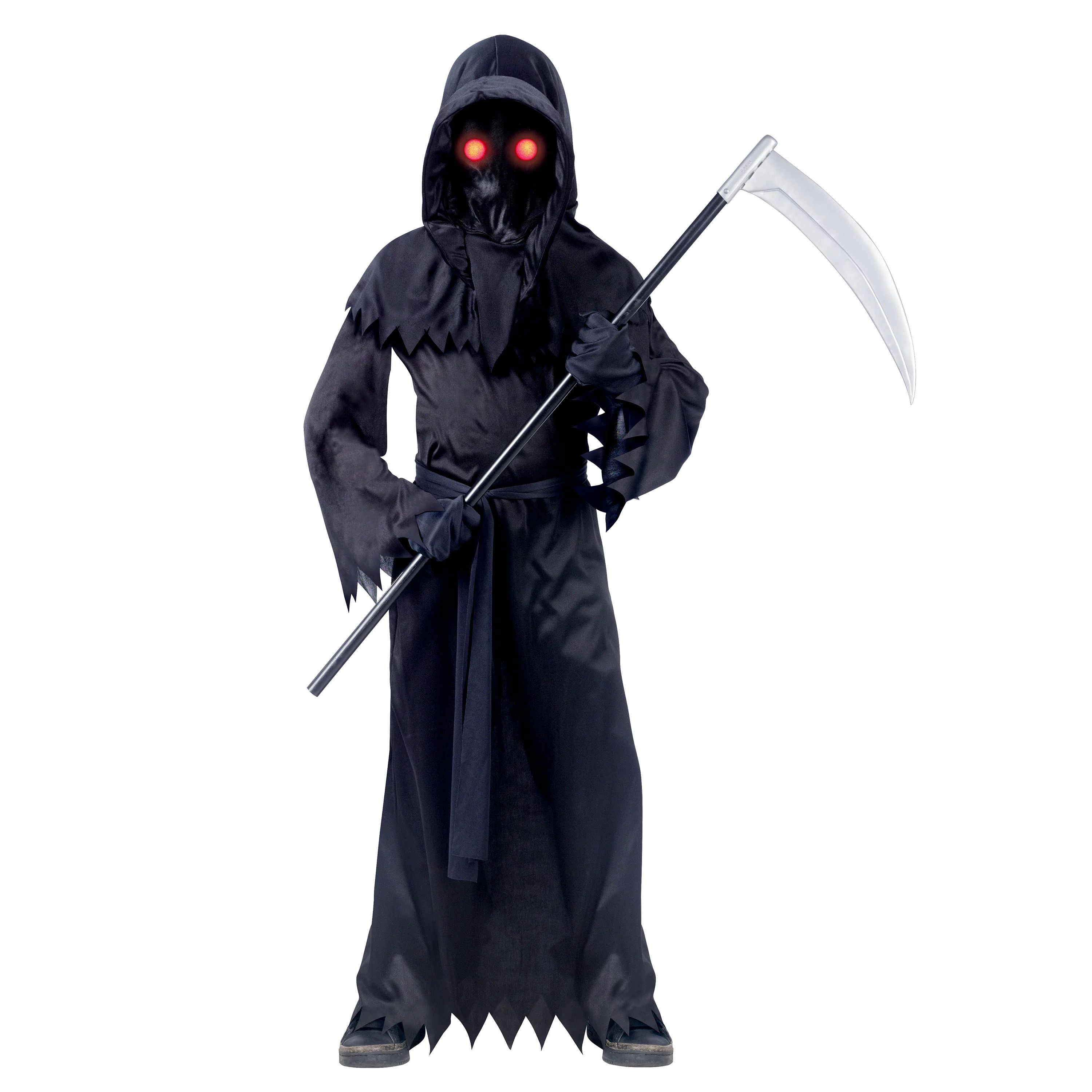 Fun World Inc. Fade in/Out Light up Unknown Phantom Halloween Scary Costume Male, Child 4-10, Bla... | Walmart (US)