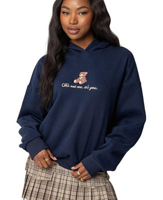 Womens Teddy Bear Hoodie | Macy's