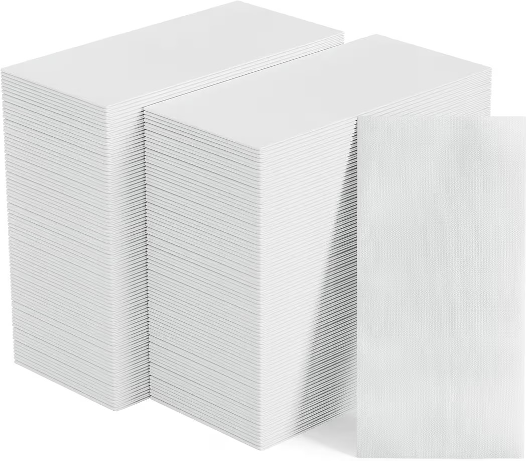 420PACK Disposable Hand Towels for Bathroom, Soft and Absorbent Paper Guest Towels Disposable Dec... | Amazon (US)