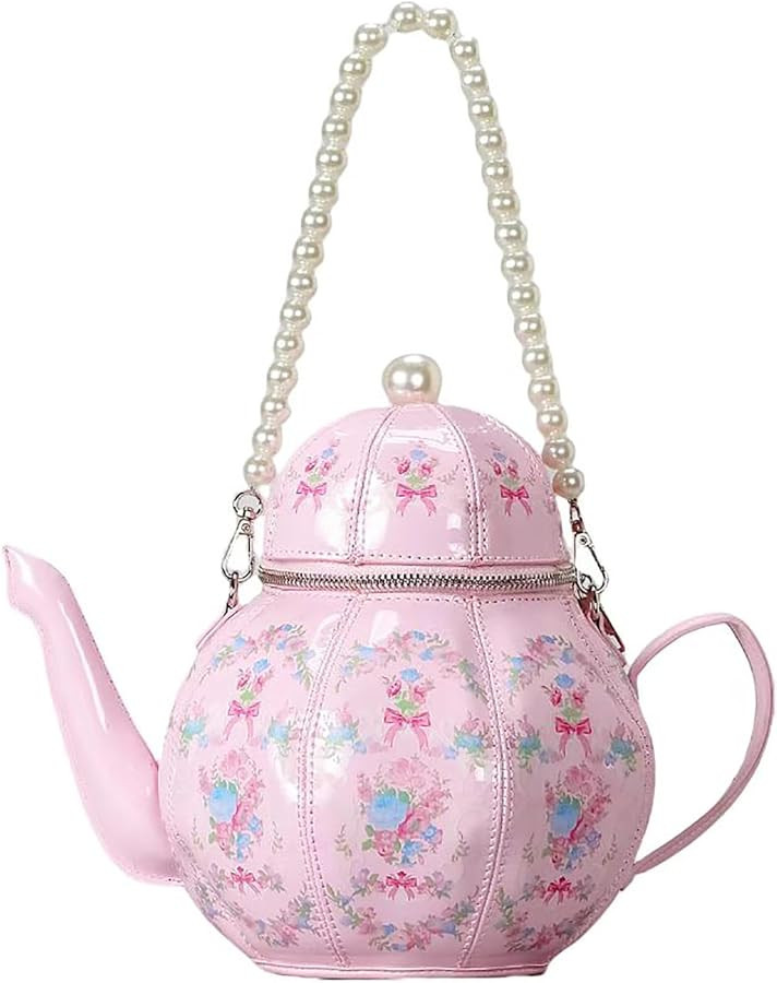 Teapot Floral Crossbody Purse for Women | Amazon (US)