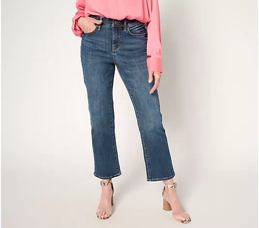 NYDJ Ellison Petite Straight Leg Ankle Jean with Cool Embrace - QVC.com | QVC