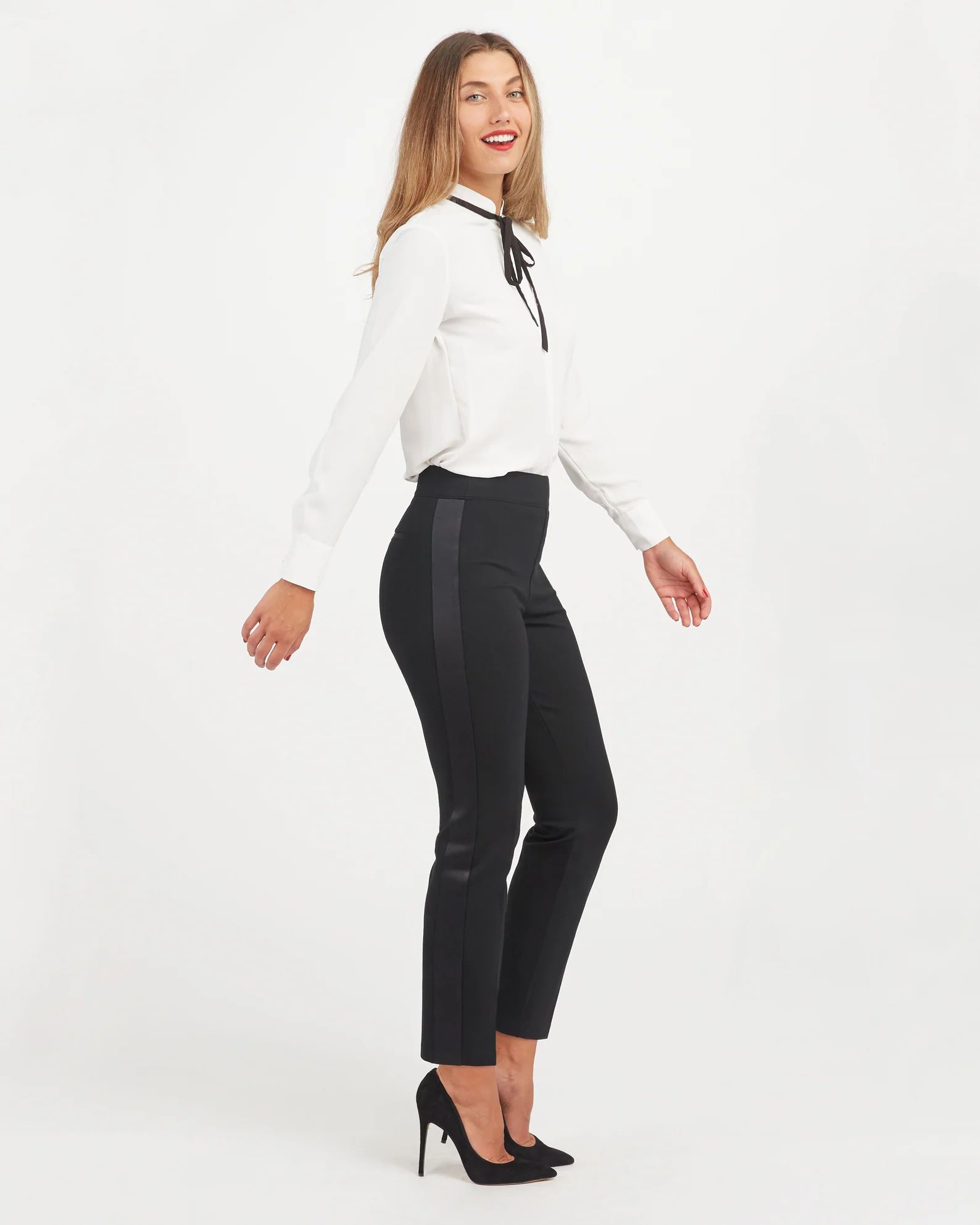 The Perfect Black Pant, Ankle Tuxedo Slim Straight | Spanx