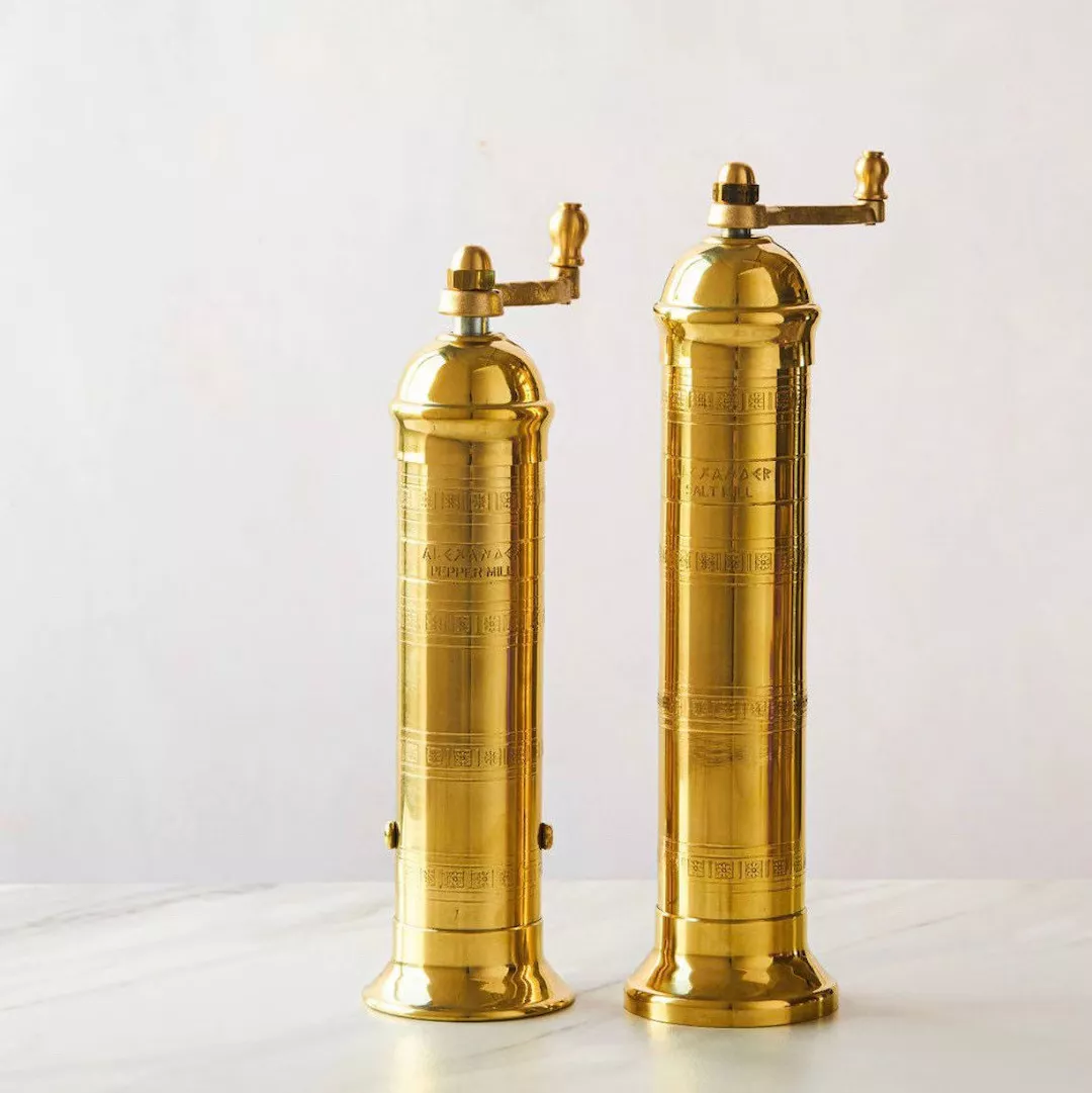 Salt and Pepper Mill Set, Brass … curated on LTK