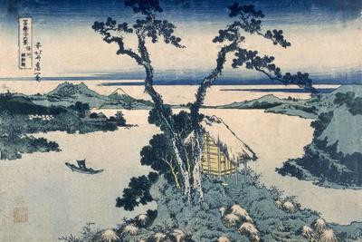 The Suna Lake (Colour Woodblock Print) Giclee Print by Katsushika Hokusai | Art.com | Art.com