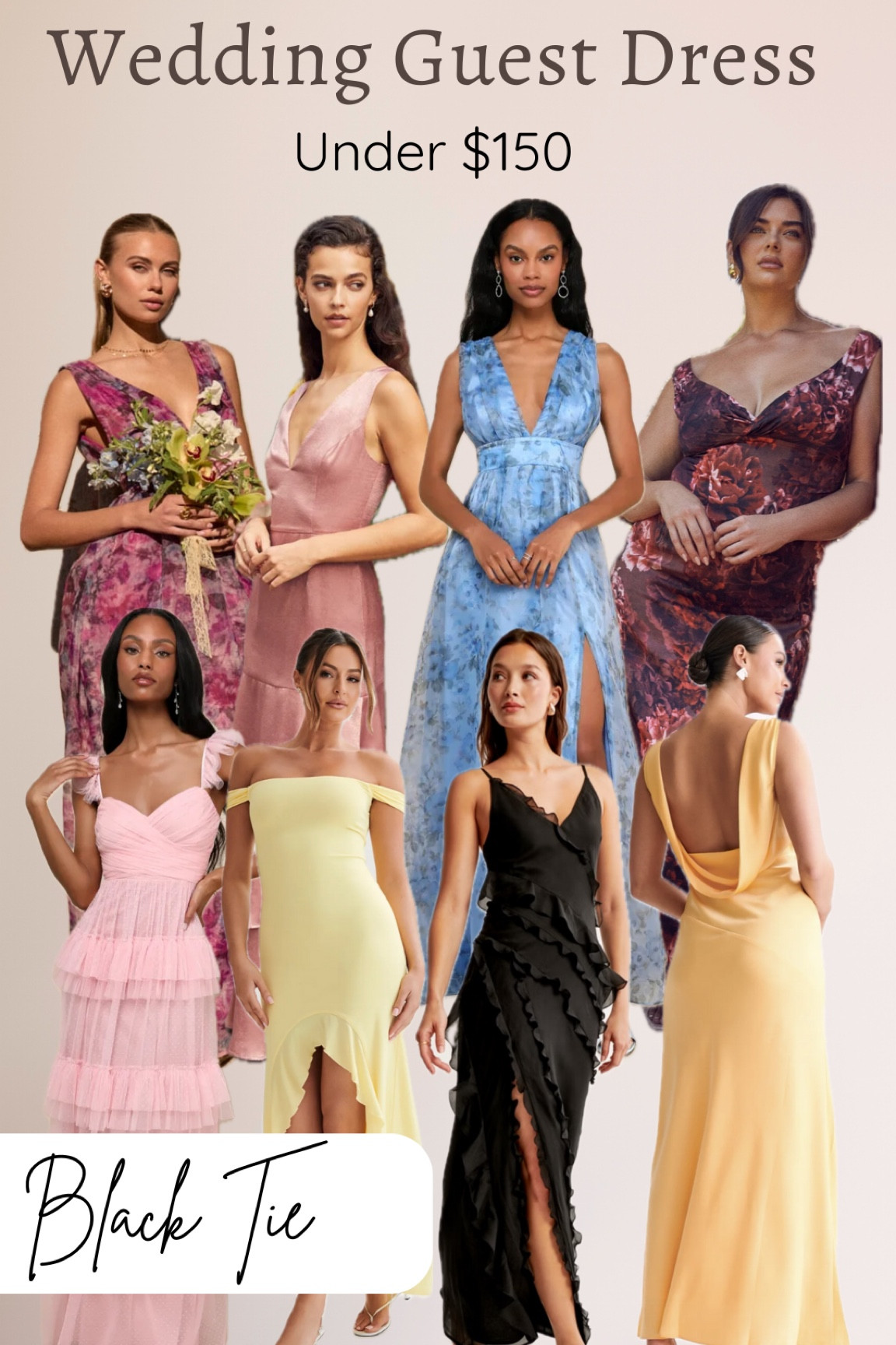 Wedding guest dress picks 💕 wedding dress season has officially kicked off, so let’s start with what to wear to a black tie wedding! All of these wedding guest dresses are all under $150 💕

#LTKStyleTip #LTKWedding