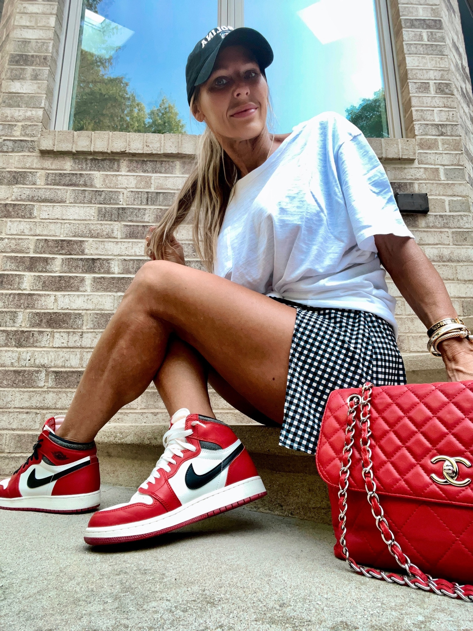 Casual outfit idea 
Skort is Alo XS
Tee - Men’s XL (Target)
Sneaks from Goat 
#LTKunder50 #LTKshoecrush #LTKstyletip