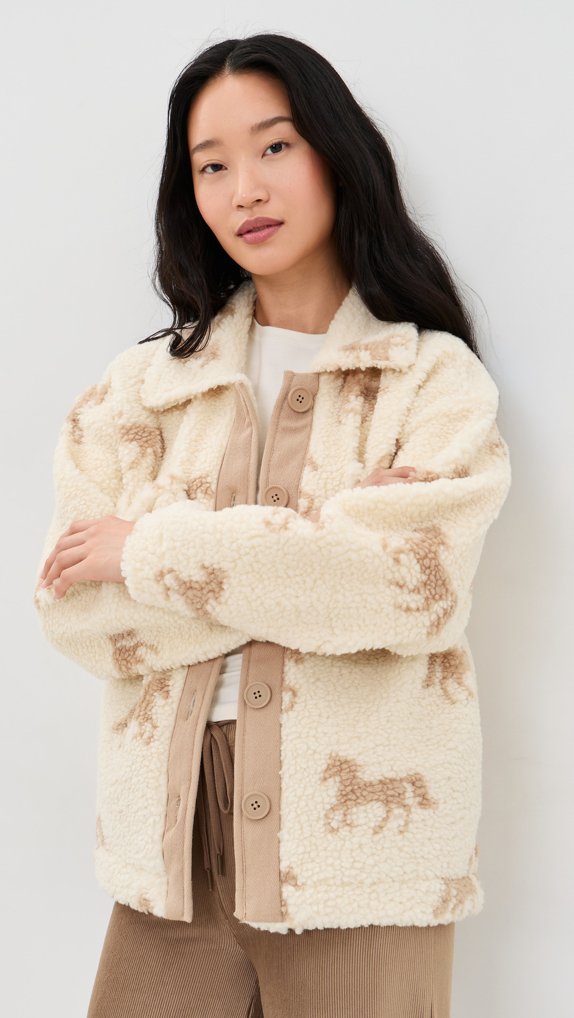 PJ Salvage Big Teddy Jacket Angora XL | Shopbop