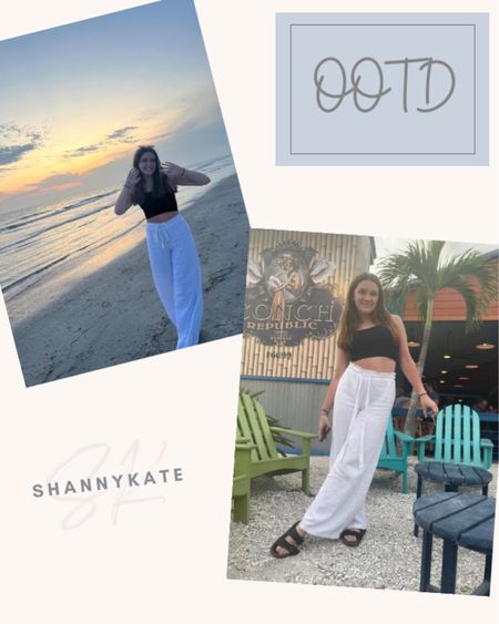 Todays OOTD comes from my beautiful teen niece who’s enjoying her spring break in the warmth. 

She 5’ 8” wearing a medium top and bottom and size 41 Burkenstocks. 

#sweepstakes

#LTKFestival #LTKstyletip #LTKFind