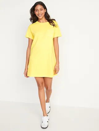 Short-Sleeve Vintage Mini T-Shirt Shift Dress for Women | Old Navy (US)