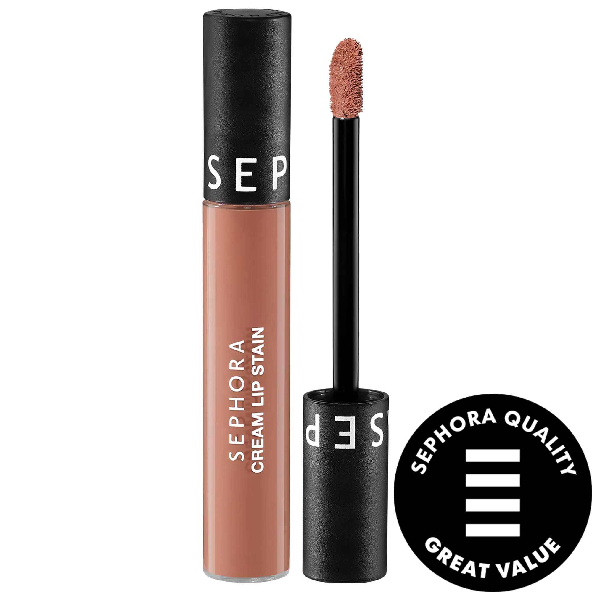 SEPHORA COLLECTION Cream Lip Stain 10HR Liquid Lipstick 66 Skin Deep 0.16 oz. / 5 mL | Sephora (US)