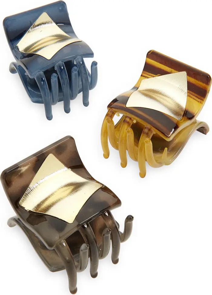Assorted 3-Pack Claw Clips | Nordstrom