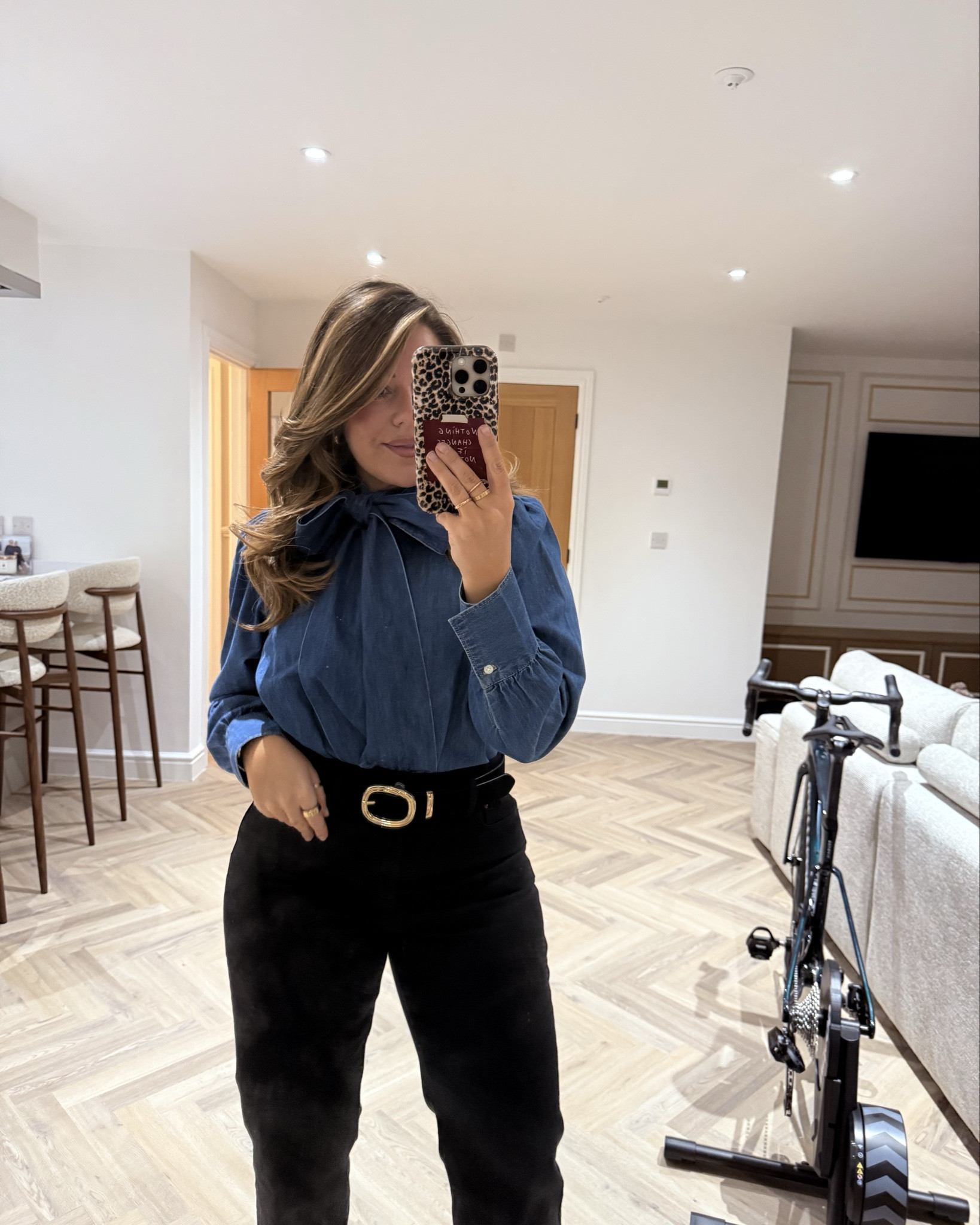 Girls night 🤍✨ 

Wearing size medium in the shirt
Size 28 regular in the jeans.

#LTKdatenight #LTKuk #LTKmidsize