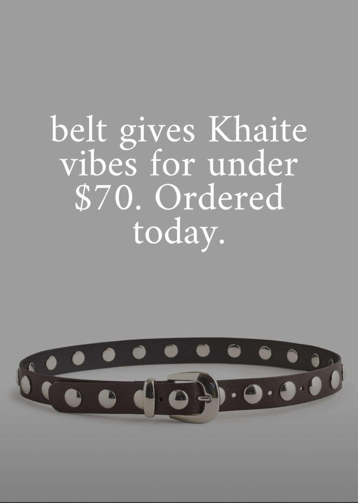 Love this designer inspired belt for under $70

#LTKOver40