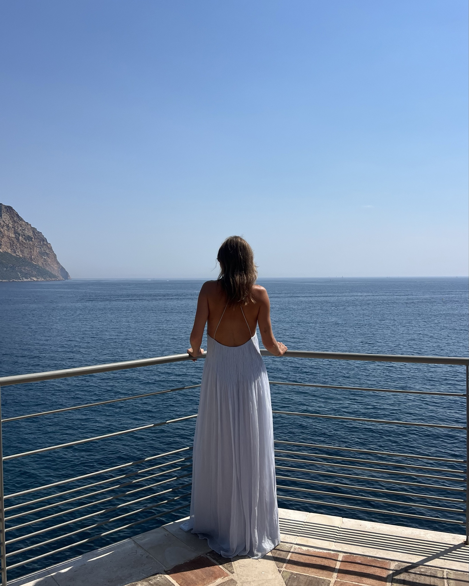 Blue maxi dress, perfect for wedding guest 