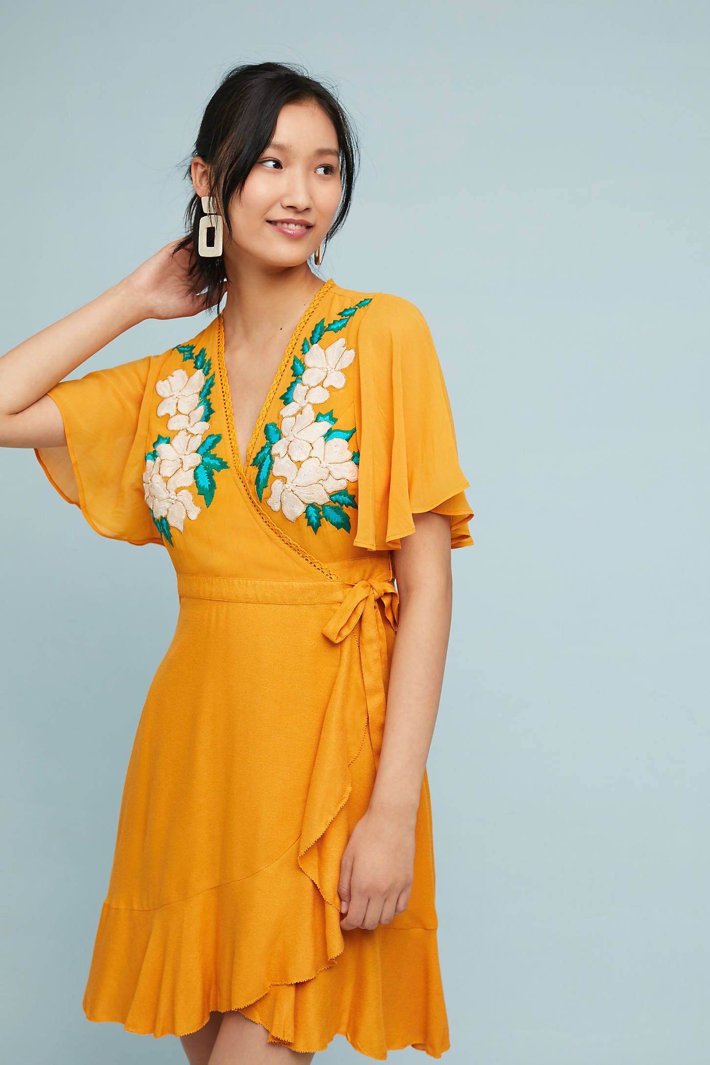 Maxine Embroidered Dress | Anthropologie (US)