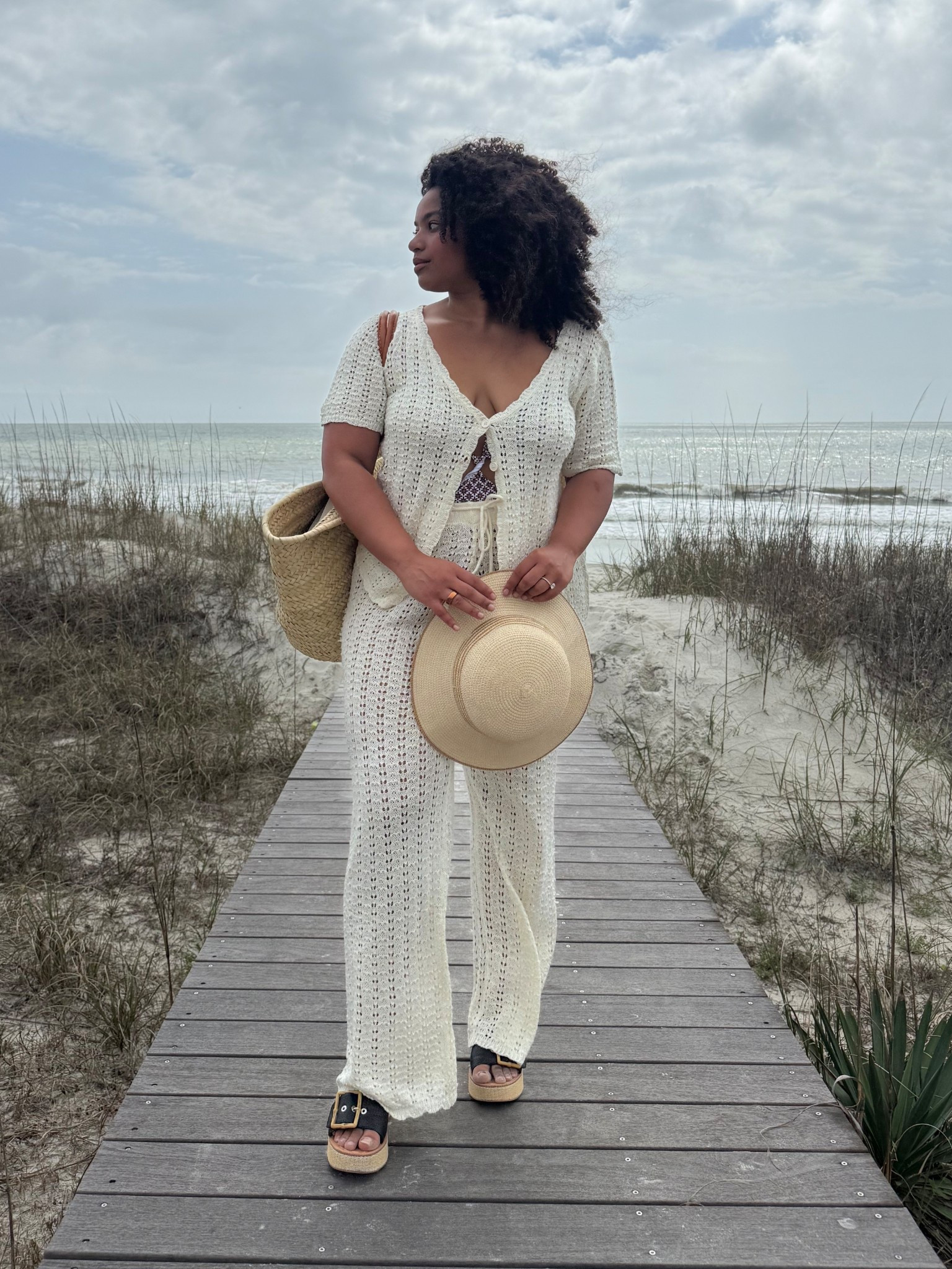 Absolutely love this beach outfit!! Wearing a medium in both the bathing suit and two piece set!!!

#LTKItBag #LTKSwim #LTKTravel